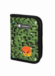 Opakowanie Piórnik pojedynczy dwuklapkowy bez wyposażenia Astrabag pixel one