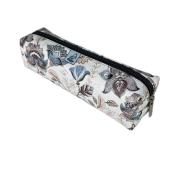 Opakowanie Piórnik prostokąt kostka Paisley kwiaty kawowe