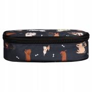 Opakowanie Piórnik Psy grafitowy