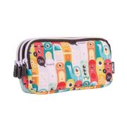 Opakowanie Piórnik saszetka 3-komorowa MILAN ALIENS