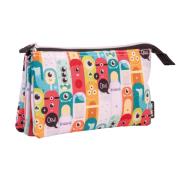 Opakowanie Piórnik saszetka 5-komorowa MILAN ALIENS wielokolorowy