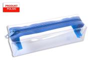 Opakowanie Piórnik szkolny klocek WAR-1278 niebieski zamek