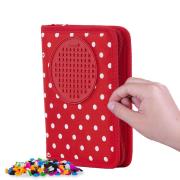 Opakowanie Piórnik szkolny na suwak z czerwoym panelem