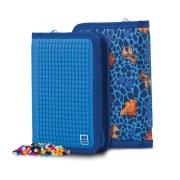 Opakowanie Piórnik szkolny na suwak z niebieskim panelem