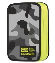 Opakowanie Piórnik szkolny podwójny z wyposażeniem Jumper 2 Camo Yellow Neon