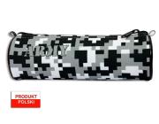 Opakowanie Piórnik szkolny WAR-1214 tuba moro szaro/czarno kr