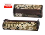 Opakowanie Piórnik szkolny WAR-1217 owal moro brązowa kratka