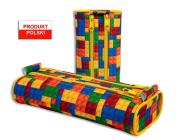 Opakowanie Piórnik szkolny WAR-1234 owal 2 komory klocki małe