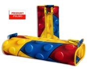 Opakowanie Piórnik szkolny WAR-1235 owal 2 komory klocki duże