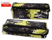 Opakowanie Piórnik szkolny WAR-1265 czarno zielony WARTA