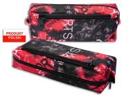 Opakowanie Piórnik szkolny WAR-1266 czarno czerwony WARTA