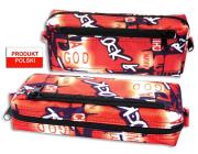 Opakowanie Piórnik szkolny WAR-1269 pomarańczowo fioletowy