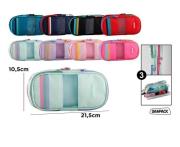 Opakowanie Piórnik z przegródkami 21,5x10,5cm MIX