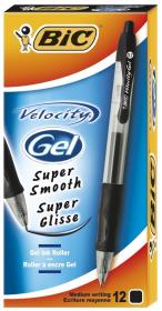 Pióro żelowe Velocity Gel - czarny (12 szt.) BIC. Wydawca: Bic. Dadada.pl Opakowanie Pióro żelowe Velocity Gel - czarny (12 szt.) BIC