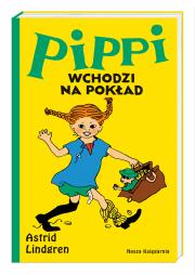 Okładka książki Pippi wchodzi na pokład wyd. 2022