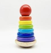 Opakowanie Piramida wańka wstańka drewniana