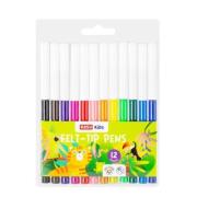 Pisaki klasyczne 12 kolorów EASY. Wydawca: Easy Stationery. Dadada.pl Opakowanie Pisaki klasyczne 12 kolorów EASY