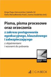 Okładka książki Pisma, pisma procesowe oraz orzeczenia...