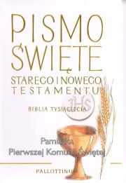 Pismo Święte Starego i Nowego Testamentu Biblia Tysiąclecia. Autor: Opracowanie zbiorowe. Dadada.pl Okładka książki Pismo Święte Starego i Nowego Testamentu Biblia Tysiąclecia