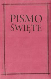 Pismo Święte w etui różowe skorowidz. Wydawca: Wydawnictwo Diecezjalne i Drukarnia w Sandomierzu. Dadada.pl Opakowanie Pismo Święte w etui różowe skorowidz