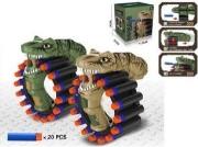 Opakowanie Pistolet Dino + pociski 20szt mix