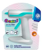 Pistolet do kleju na gorąco Astra Creativo 30W podstawka magnetyczna + 2 kleje. Wydawca: ASTRA art-pap. Dadada.pl Opakowanie Pistolet do kleju na gorąco Astra Creativo 30W podstawka magnetyczna + 2 kleje
