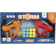 Opakowanie Pistolet na piłki piankowe 2szt