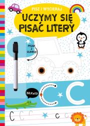 Okładka książki Pisz i wycieraj. Uczymy się pisać litery