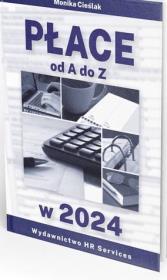 Okładka książki Płace od A do Z w.2024