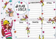 Opakowanie Plan lekcji - Dziewczyna (5szt)