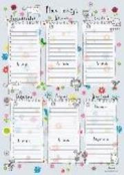 Opakowanie Plan lekcji z tabliczką mnożenia A4 Łąka