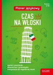 Planer językowy. Czas na włoski. Autor: Wojciech Wąsowicz. Dadada.pl Okładka książki Planer językowy. Czas na włoski