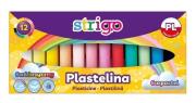 Plastelina 6 kolorów + 6 pastelowych STRIGO. Wydawca: Strigo. Dadada.pl Opakowanie Plastelina 6 kolorów + 6 pastelowych STRIGO