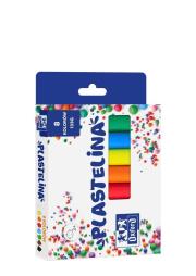 Opakowanie Plastelina Oxford 8 kolorów 133g