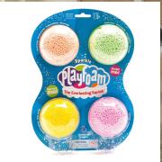 Opakowanie Playfoam. Masa piankowa z brokatem, modelina 4 kol