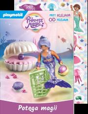 Playmobil Princess Magic. Potęga magii Przyklejam Odklejam. Autor: Opracowanie zbiorowe. Dadada.pl Okładka książki Playmobil Princess Magic. Potęga magii Przyklejam Odklejam