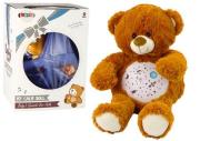 Pluszowy usypiacz Miś światła dźwięki brązowy. Wydawca: Leantoys. Dadada.pl Opakowanie Pluszowy usypiacz Miś światła dźwięki brązowy