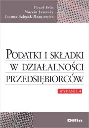 Okładka książki Podatki i składki w działalności przedsiębiorców