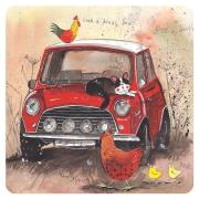 Opakowanie Podkładka pod kubek C165 Mini Cooper