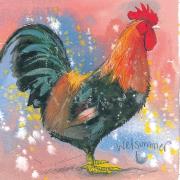 Podkładka pod kubek C84 Kura Welsummer. Wydawca: Alex Clark. Dadada.pl Opakowanie Podkładka pod kubek C84 Kura Welsummer