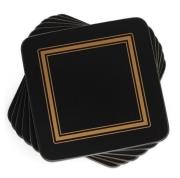 Opakowanie Podkładki pod kubek małe czarne 6szt