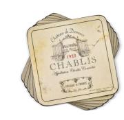 Opakowanie Podkładki pod kubek małe Francuskie Wina 6szt