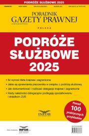 Okładka książki Podróże slużbowe 2025 Podatki 6/2024
