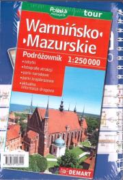 Okładka książki Podróżownik Warm. Mazur. 1:250 000 + atlas sam.PL