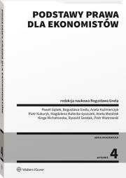 Podstawy prawa dla ekonomistów. Autor: Bogusława Gnela, Ryszard Szostak, Wiatrowski Piotr, Kukuryk Piotr, Paweł Dąbek, Michałowska Kinga, Kaźmierczyk Aneta, Małecka-Łyszczek Magdalena, Mendrek Aneta. Dadada.pl Okładka książki Podstawy prawa dla ekonomistów