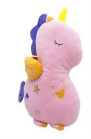 Opakowanie Poduszka pluszowa jednorożec różowa 50cm
