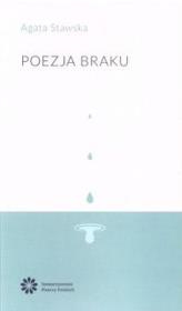 Okładka książki Poezja braku