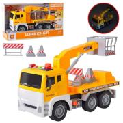 Pojazd budowalny z podnośnikiem koszowym. Wydawca: Maksik. Dadada.pl Opakowanie Pojazd budowalny z podnośnikiem koszowym