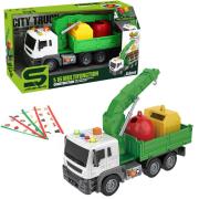 Opakowanie Pojazd z kontenerami na śmieci