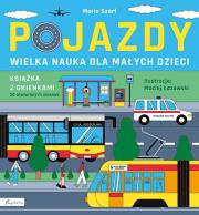Okładka książki Pojazdy. Wielka nauka dla małych dzieci. Książka z okienkami